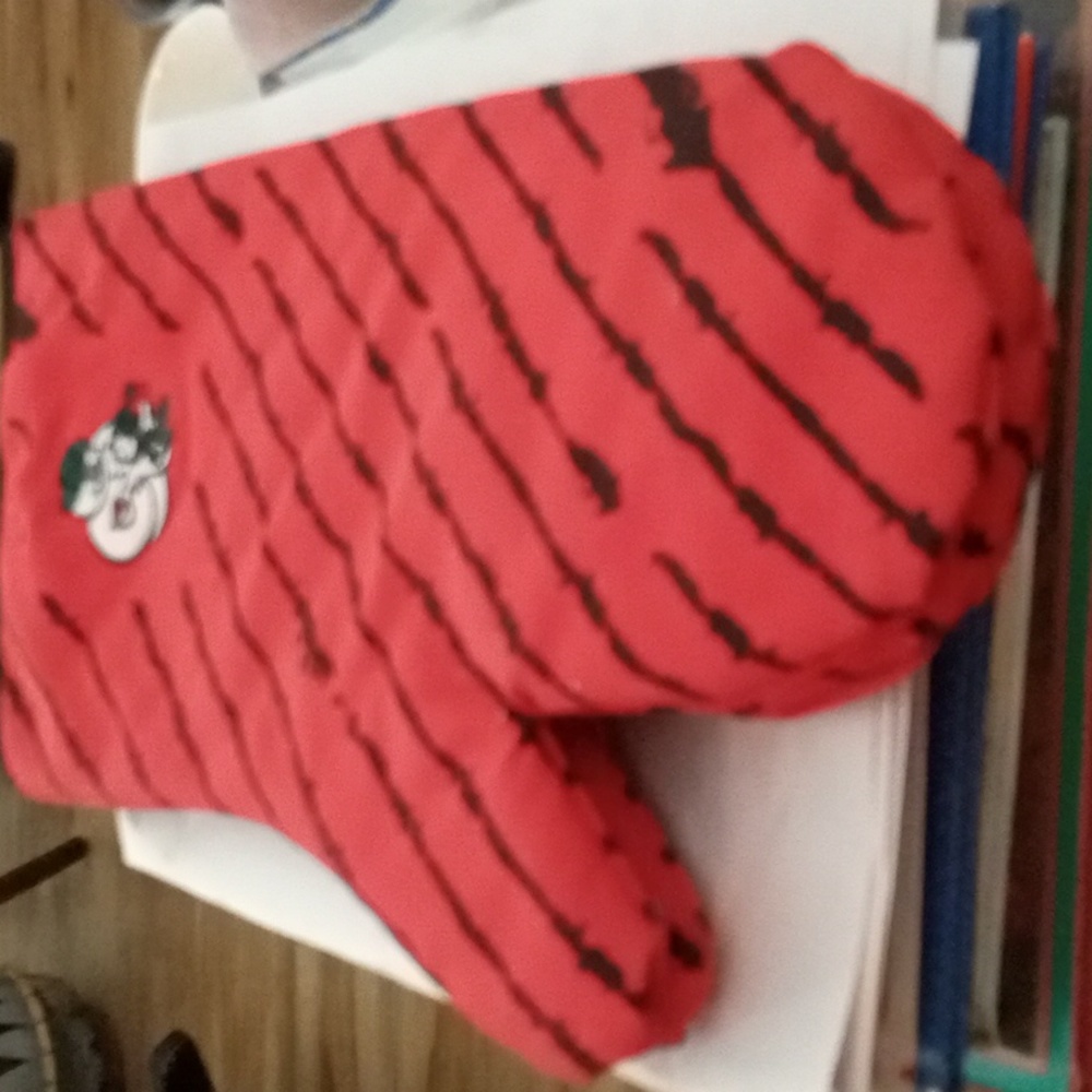Holiday Mr. Snowman And Son Christmas Oven Mitts